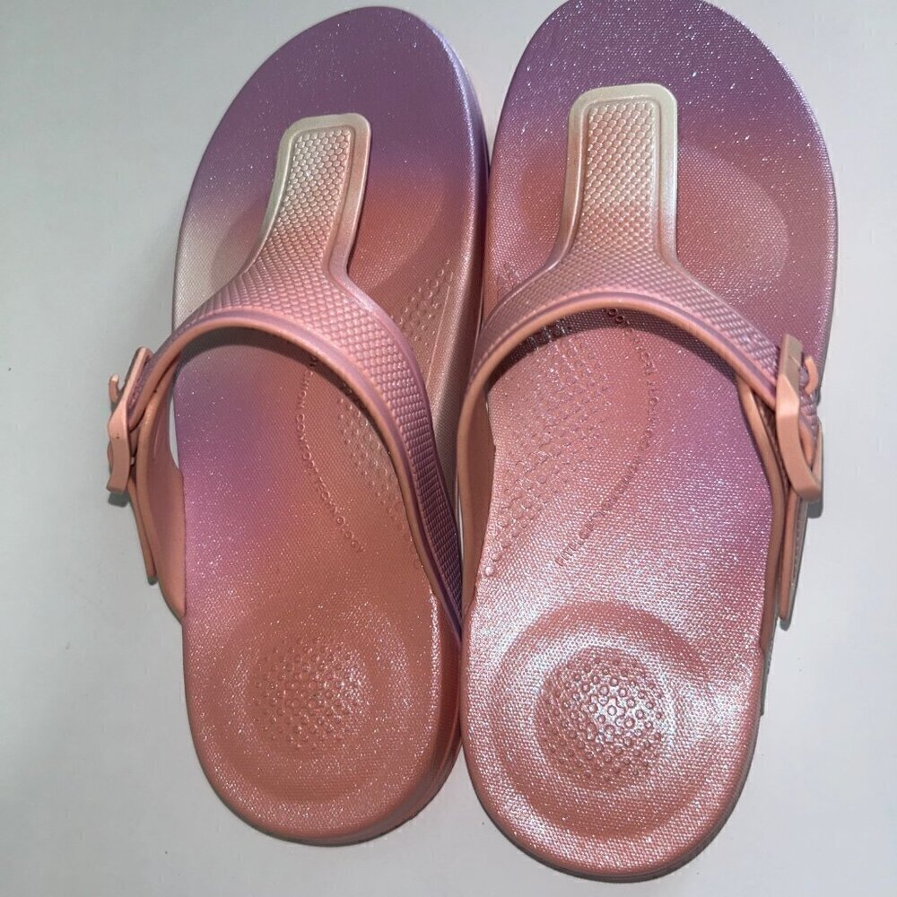 FitFlop® iQushion Iridescent Buckled Sandal in URBAN IRIDESCENT 6 - Picture 4 of 4